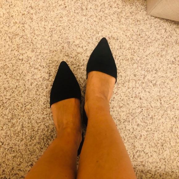 Black Pointy flats 🥿 from Forever 21, size 7.5. - Picture 6 of 8